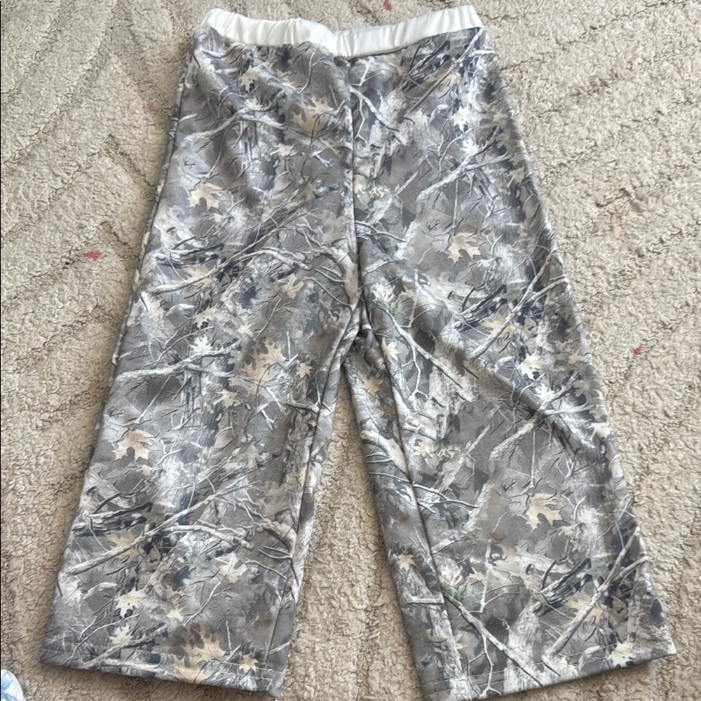 New Kids Gray Camo Print Pull-On Bottoms